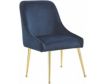 Coaster Steele Blue Velvet Side Chair small image number 1