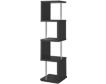 Coaster Modern Tall Black Bookcase small image number 1
