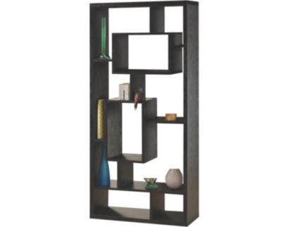 Coaster Linbrook 10-Shelf Black Bookcase