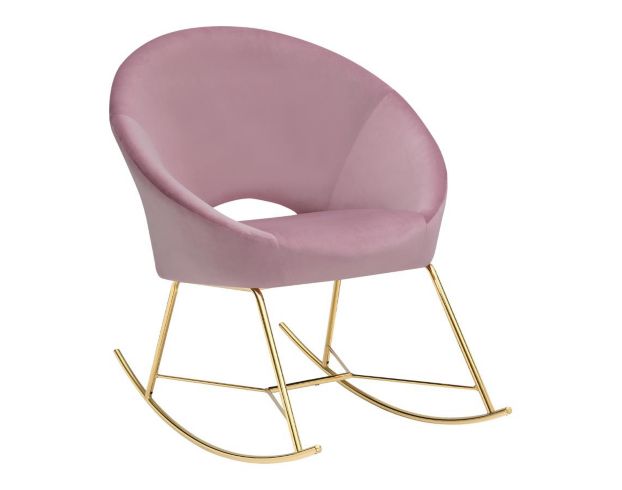 Coaster Pink Rocking Chair large image number 1