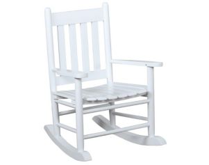 Coaster White Rocking Chair