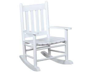 Coaster White Rocking Chair | Homemakers