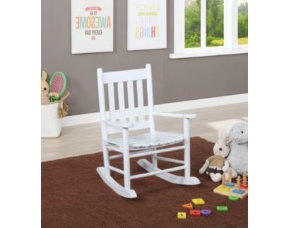 Coaster White Rocking Chair