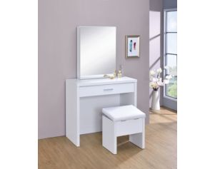 Coaster Vanity with Mirror and Bench