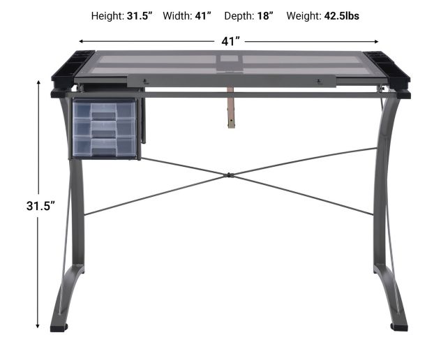 Coaster Melo Drafting Desk large image number 11