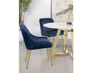 Coaster Gwynn Blue 5-Piece Dining Set