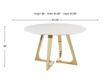 Coaster Gwynn Ivory 5-Piece Dining Set small image number 8