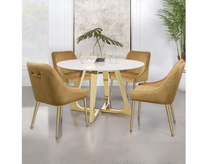 Coaster Gwynn Cognac 5-Piece Dining Set