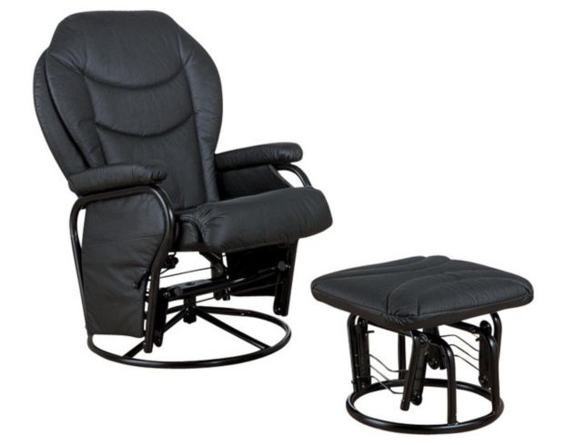 Coaster 2946 Collection Glider Chair & Ottoman large image number 1