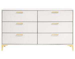 Coaster Co. Of America Kendall 6-Drawer White Dresser