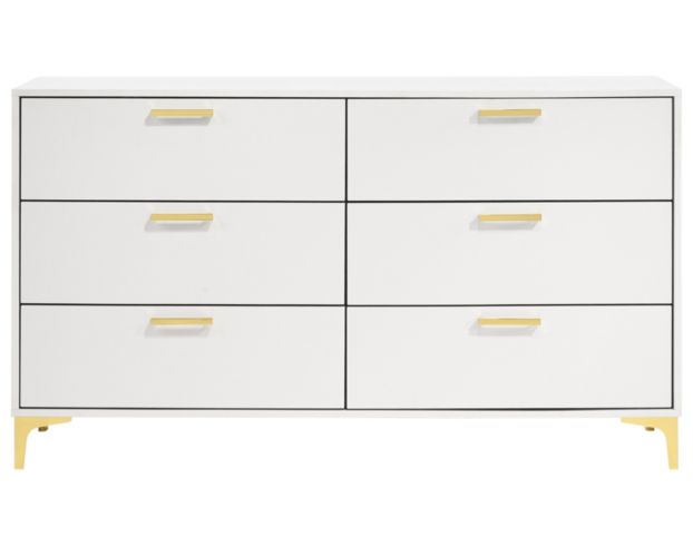 Coaster Co. Of America Kendall 6-Drawer White Dresser large image number 1