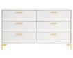 Coaster Co. Of America Kendall 6-Drawer White Dresser small image number 1