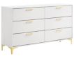 Coaster Co. Of America Kendall 6-Drawer White Dresser small image number 2