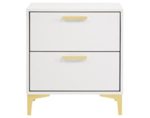 Coaster Co. Of America Kendall 2-Drawer White Nightstand