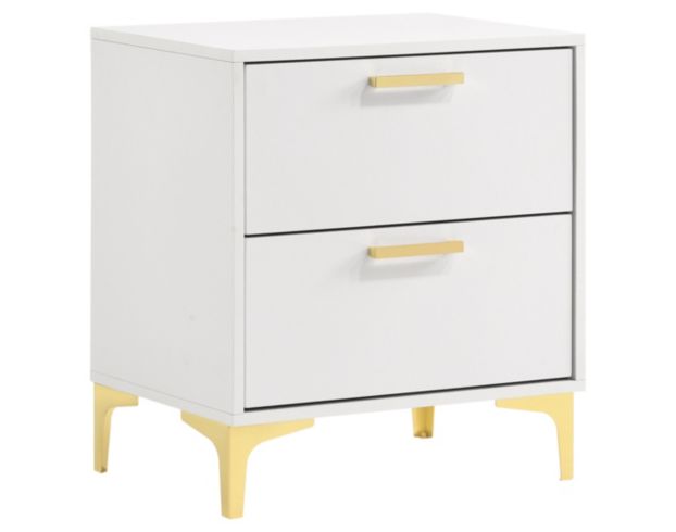 Coaster Co. Of America Kendall 2-Drawer White Nightstand large image number 2