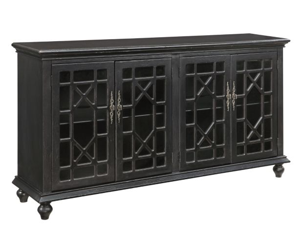 Coast To Coast Black 4-Door Media Credenza large image number 1