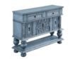 Coast To Coast Mabry Mill 2-Drawer Blue Storage Console small image number 1