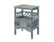 Coast To Coast Bali Blue Storage Accent Table small image number 1