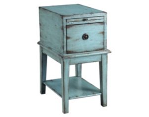 Coast To Coast Weathered Blue 1-Drawer Accent Cabinet