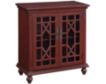 Coast To Coast Red 2-Door Cabinet small image number 1