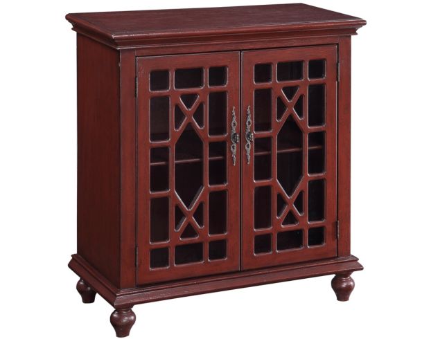 Coast To Coast Red 2-Door Cabinet large image number 1