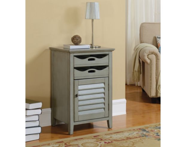 Coast To Coast Magruder Gray Accent Cabinet large image number 2