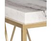 Coast To Coast White & Gold Accent Table small image number 3