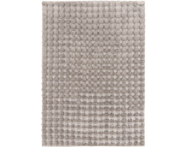 Central Oriental Bebel Gray Faux Fur Shag 5 X 7 Rug large image number 1