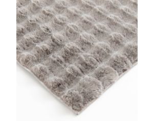 Central Oriental Bebel Gray Faux Fur Shag 5 X 7 Rug