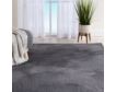 Central Oriental Belgian Gray Faux Fur 7.6 X 9.6 Rug small image number 1