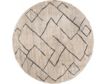 Central Oriental Alette Zinc and Coconut 7.10-Foot Round Rug small image number 1