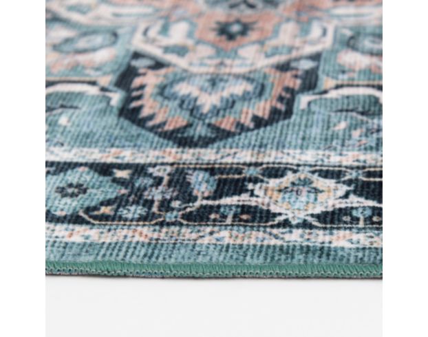 Central Oriental Velveteen Chantal Green 5 X 7 Rug large image number 5