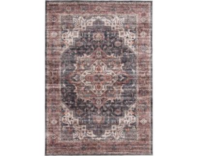 Central Oriental Velveteen Chantal Red 5 X 7 Rug