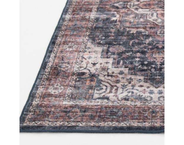 Central Oriental Velveteen Chantal Red 5 X 7 Rug large image number 4