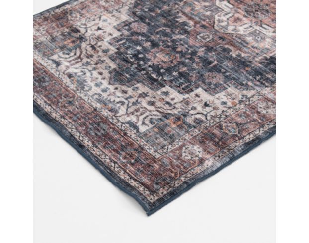 Central Oriental Velveteen Chantal Red 5 X 7 Rug large image number 5