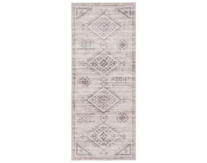 Central Oriental Velveteen Ivory 2.3 x 6 Runner Rug