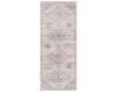 Central Oriental Velveteen Ivory 2.3 x 6 Runner Rug small image number 1