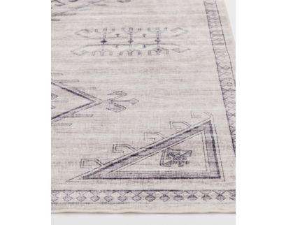 Central Oriental Velveteen Ivory 2.3 x 6 Runner Rug