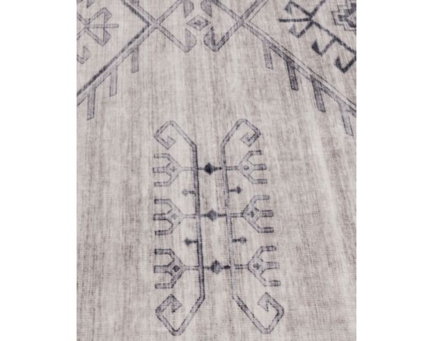 Central Oriental Velveteen Ivory 2.3 x 6 Runner Rug large image number 4