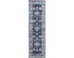 Central Oriental Velveteen Raquel Blue 2.3 x 6 Runner Rug small image number 1