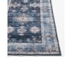 Central Oriental Velveteen Raquel Blue 2.3 x 6 Runner Rug small image number 3