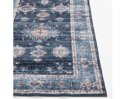 Central Oriental Velveteen Raquel Blue 5 X 7 Rug