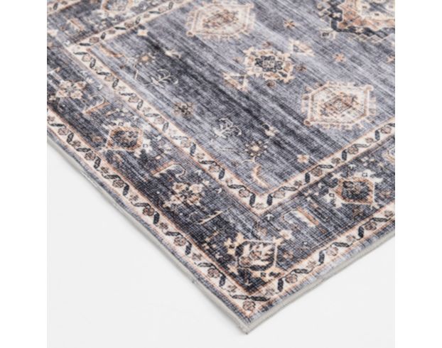 Central Oriental Velveteen Raquel Gray 5 X 7 Rug large image number 3