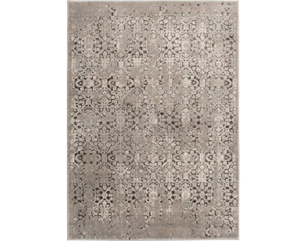 Central Oriental Clearwater 5' X 8' Distressed Gray Rug large image number 1