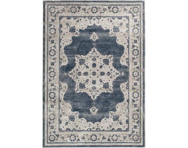 Central Oriental Clearwater 5' X 8' Blue Rug large image number 1