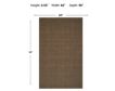 Dalyn Rug Co Monaco Sisal Fudge 5 X 7.6 Rug small image number 13