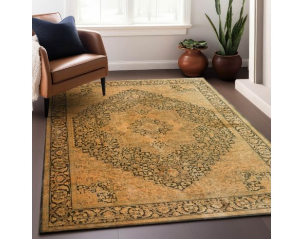 Dalyn Rug Co Vizcia Gold 8 X 10 Rug large image number 2