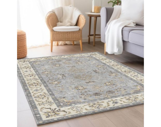 Dalyn Rug Co Hatay Gray 8 X 10 Washable Rug large image number 4