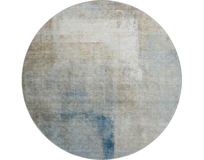 Dalyn Rug Co Trevi Taupe 8-Foot Washable Round Rug