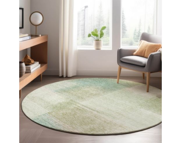 Dalyn Rug Co Trevi Fern 8-Foot Washable Round Rug large image number 2